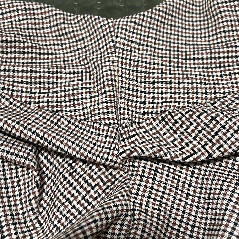 Elegant Black, Cream and brown checked Pants C067 - Picture 2 of 6